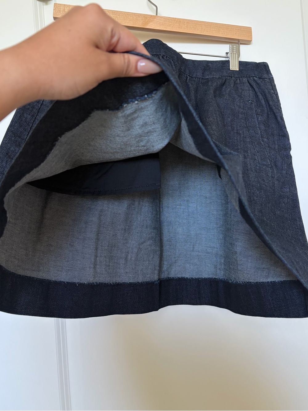 J.Crew Dark Denim Mini Skirt - Picture 2 of 7